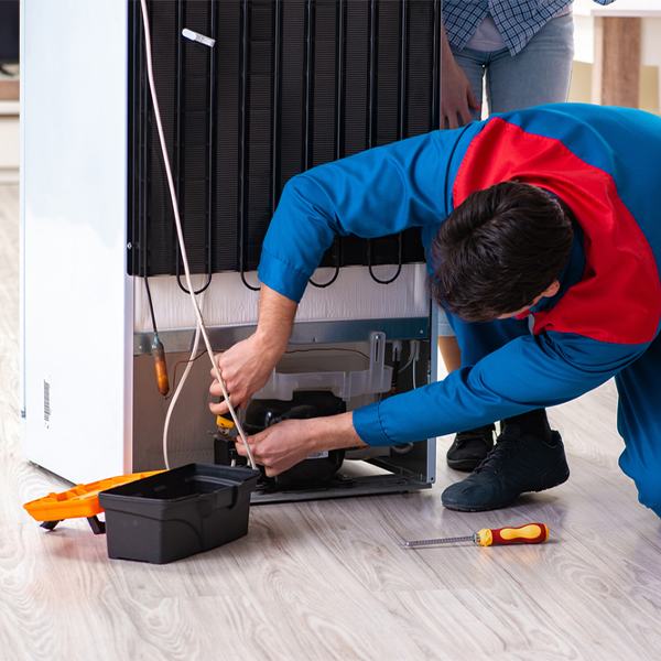 how long does it usually take to repair a refrigerator in Hawesville